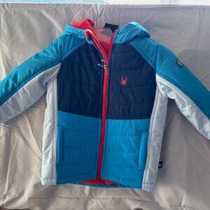 Spyder Boys Snow JACKET Blue & Red, size 3T - like new